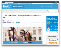 4 Cool New Flower Delivery Services for Valentine’s Day