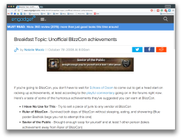 Engadget WoW Blizzcon